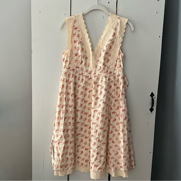Anthropologie Dresses & Skirts - Anthropologie Maeve floral summer Dress Embroidered Size 4